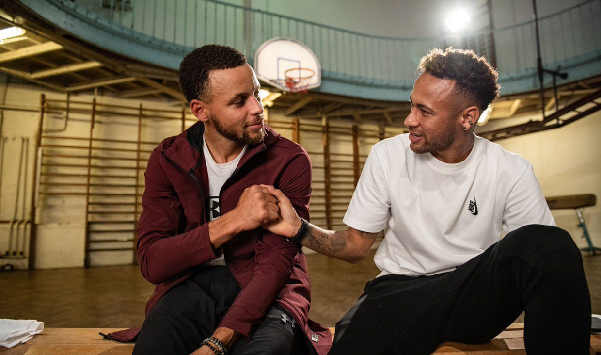 Tantang Stephen Curry, Sejago Apa Neymar di Basket?